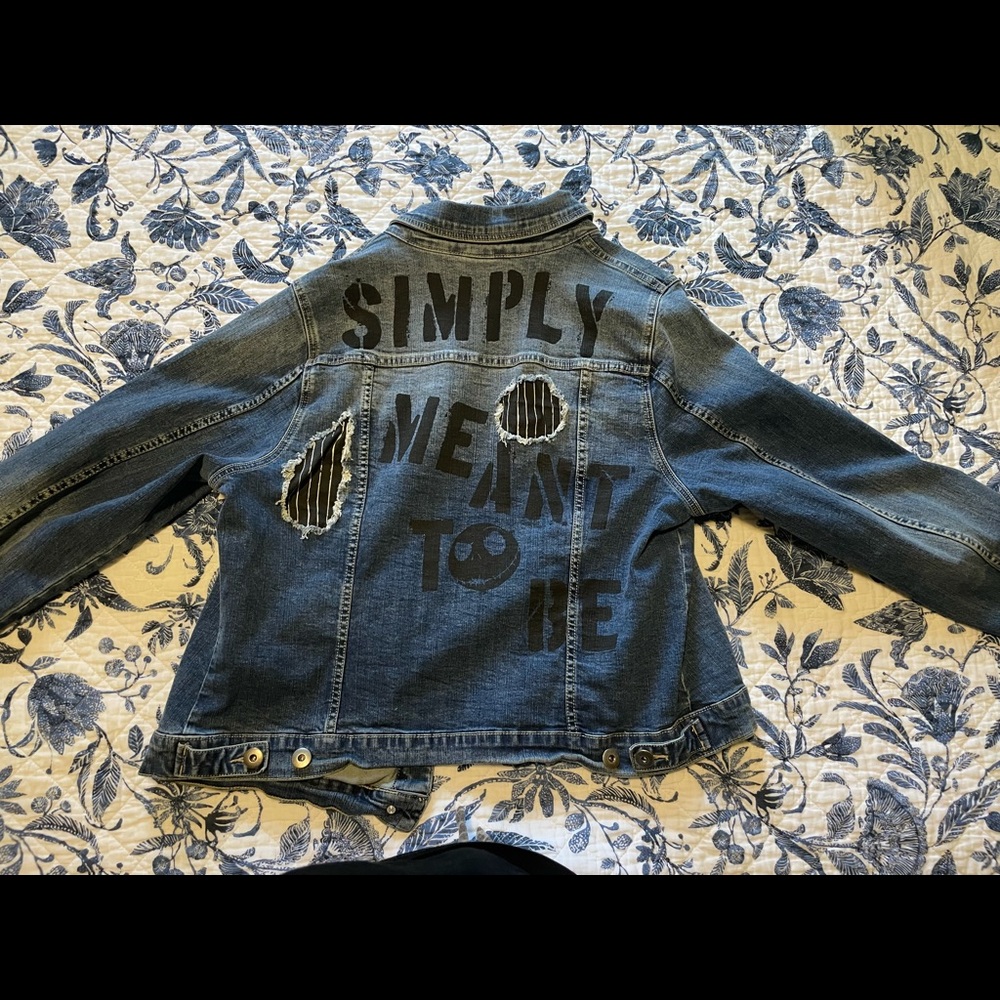 Nightmare Before Christmas Jean Jacket